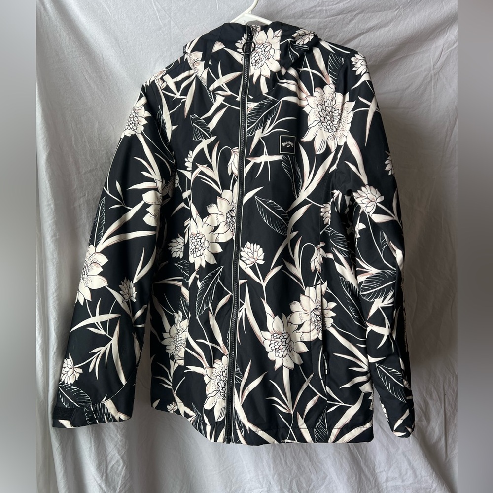 Billabong ski and snowboard winter jacket black and white-cream lotus/zen vibes